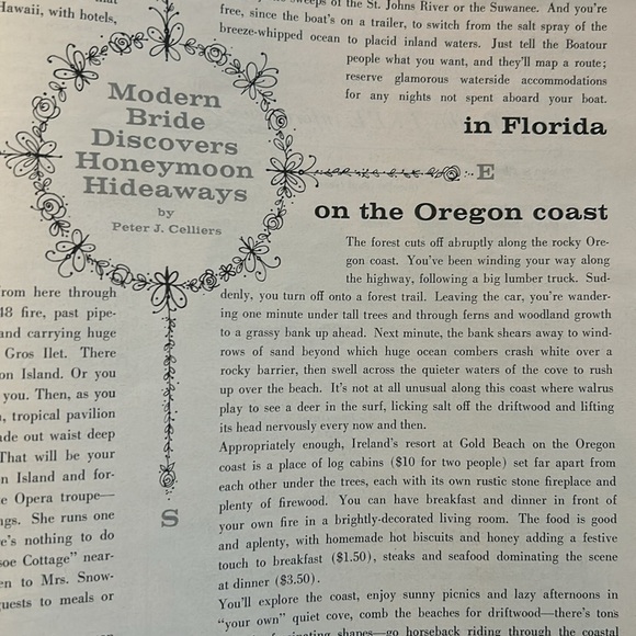 June/July 1961 Modern Bride Vintage Magazine - Picture 11 of 13